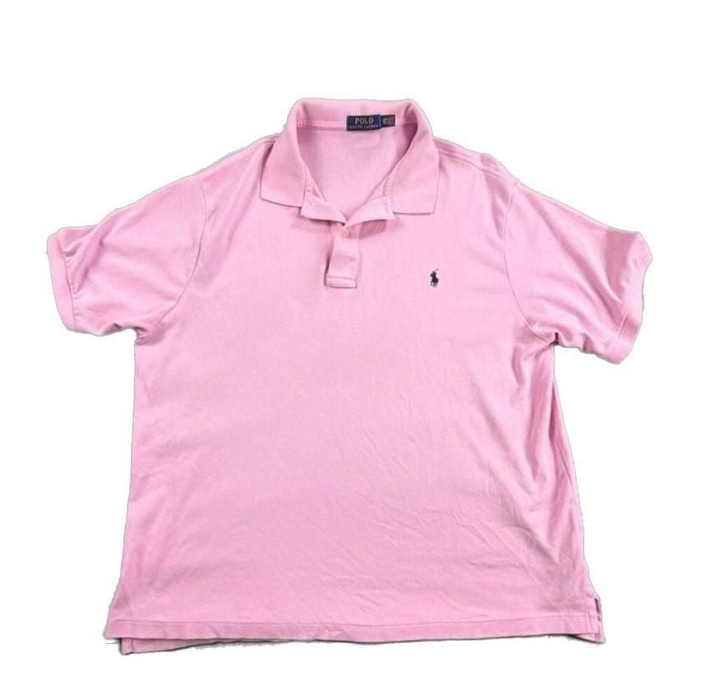 Polo Ralph Lauren Pink Short Sleeve Polo Shirt Size 2XB